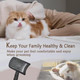 Large Slicker Brush For Dogs,Cats,Extra Long Pin Shedding Brush For Long Haired Dog,Cat, Pet Grooming Wire Brush For Thick Undercoat Curly Hair,25Mm(1),Black
