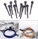 10 Pack Hair Scissor Rubber Silencer Replacement Bumper Barber Shears Stopper Hair Cutting Clipping Cutter Od 3Mm Black Muffler Stick Buffer Bumpers Silicone Grooming Parts Salon Pet Tool