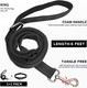Reflective Dog Collar And Leash Set,Adjustable Neoprene Padded Nylon Collars, 6 Ft Heavy Duty Dog Leash 2 Comfortable Handles Safety Locking Buckle For Puppy Small Medium Extra Large Breed Dog Reflective Dog Collar And Leash Set,Adjustable Neoprene Padded Nylon Collars, 6 Ft Heavy Duty Dog Leash 2 Comfortable Handles Safety Locking Buckle For Puppy Small Medium Extra Large Breed Dog