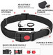 Reflective Dog Collar And Leash Set,Adjustable Neoprene Padded Nylon Collars, 6 Ft Heavy Duty Dog Leash 2 Comfortable Handles Safety Locking Buckle For Puppy Small Medium Extra Large Breed Dog