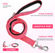Reflective Dog Collar And Leash Set,Adjustable Neoprene Padded Nylon Collars, 6 Ft Heavy Duty Dog Leash 2 Comfortable Handles Safety Locking Buckle For Puppy Small Medium Extra Large Breed Dog Reflective Dog Collar And Leash Set,Adjustable Neoprene Padded Nylon Collars, 6 Ft Heavy Duty Dog Leash 2 Comfortable Handles Safety Locking Buckle For Puppy Small Medium Extra Large Breed Dog