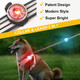 2-Pack Dog Lights For Night Walking, d 8 Modes Rechargeable Dog Collar Lights For Nighttime Clip On, Ip66 Waterproof And Silicon Band Safety Lights For Dog Collars