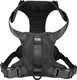 Tug Dog Harness With 2 Leash Connection Points Adjustable, Padded, Lightweight Harness Handle On Back No-Pull Front Clip (Medium, Black)