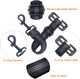 Dog Seat Belt For Car, Pet Harness Safety Belt For Pickups Trucks Adjustable Length Work With Car Existing Belt dom& Security Black - 2 Pack