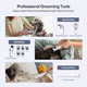 Ultenic Dog Grooming Vacuum & Pet Hair Dryer Combo For Shedding Grooming, 6 In1 Pet Vacuum Grooming Kit With 2L Dust Cup, Works For Dogs And Cats