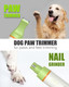 Dog Grooming Clippers Kit With Stainless Steel Scissors And Comb, All-In-One Low Noise Slient Electric Clippers Rechargeable Cordless Small Paw Foot Trimmer Quiet Pet Shaver For Dogs Cats At Home