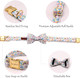 Unique Style Paws Rainbow Colorful Dog Collar With Bow Pet Adjustable Soft And Comfy Bowtie Collars For Small Medium Large Dogs (Xs) Unique Style Paws Rainbow Colorful Dog Collar With Bow Pet Adjustable Soft And Comfy Bowtie Collars For Small Medium Large Dogs (Xs)