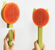 10Pcs Cat&Dog Grooming Brush Kit,Self-Cleaning Grooming Brush Removes Loose Hair，Pet Bath Brush,Bath Massage Glove Brush, Nail Clipper, Flea Comb