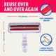 Pet Hair Removal Tool- 3 Pack Pet Lint Roller With Self Cleaning Brush & Multifunctional Cleaning Brush- Reusable Pet Hair Remover For Laundry, Furniture, Car & More- Fur Remover Tool For Dogs & Cats