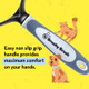 Brushy Brush Pet Grooming Brush For Dogs And Cats, Double-Sided Stainless Steel Deshedding And Dematting Undercoat Rake Tool, Removes Mats, Tangles, And Loose Hair, Wide, 1.0 Count