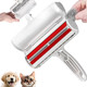 Pet Hair Remover And Reusable Lint Roller For All Types Of Surfaces - Portable With A Large Capacity - Eco Friendly - Easy To Use Fur Remover Tool For Cats And Dogs, Red