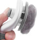 Self-Cleaning Pet Grooming Tool: Dog Brush & Cat Comb With Stainless Steel Needles For Pet Hair Removal. Pet Accessories And Supplies For A Hassle- Grooming And A Healthier
