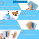 Self-Cleaning Pet Grooming Tool: Dog Brush & Cat Comb With Stainless Steel Needles For Pet Hair Removal. Pet Accessories And Supplies For A Hassle- Grooming And A Healthier