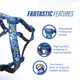 Dog Harness For Puppies, Make Your Walks Easy And Stress- With No Pull Dog Harness, A Stylish And Secure Dog Easy Walk Harness For Your Puppy (Blue)