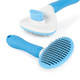 Self Cleaning Slicker Brush For Dogs And Cats - Effectively Reduces Shedding, Gently Removes Tangled Hair, Pet Brush For Grooming, Pet Massaging Tool. Ergonomic Handle Cat Brush Dog Brush By Sirius