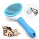 Magic Comb For Hair Shedding Pets Cat Dog Brush Hair Remover Blue