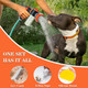 Pup Jet Dog Wash,Deluxe 8-Pattern Hose Attachment With Soap Dispenser Bottle, High Pressure Sprayer With Multiple Connectors, Suited For Cars, Pets, Lawn Care, Gardening, Vinyl Siding, Driveways