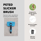 Peted Slicker Brush For Dogs - The Ultimate Dog Brush For Shedding Hair & Fur & Best Slicker Brush For Doodles, Light Blue, 12.6Cm X 19Cm X7Cm