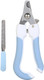 Pet Nail Clippers And Trimmers: Ensuring Safety With Guard, Includes Nail File And Sharp Blade - Ideal Grooming Tool For Cats And Dogs - Dog Nail Clippers, Cat Nail Trimmer, White & Blue