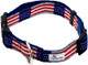 American Flag Plaid Dog Collar And Leash Set With Quick Release Buckle Comes In 4 Sizes - Soft, Comfortable, Adjustable Collar & Leash For Small Dogs Or Cats - (Size: Collar Small & Leash Medium) American Flag Plaid Dog Collar And Leash Set With Quick Release Buckle Comes In 4 Sizes - Soft, Comfortable, Adjustable Collar & Leash For Small Dogs Or Cats - (Size: Collar Small & Leash Medium)