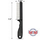 Super-Groom Combs With Smooth Rotating Teeth For Painless Mat Removal (Black, 22 Coarse-Teeth)