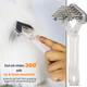 Super-Groom Combs With Smooth Rotating Teeth For Painless Mat Removal (Black, 22 Coarse-Teeth)