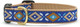 Up Country Aztec Blue Dog Collar - Large