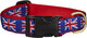 Up Country Unj-C-S Union Jack Dog Collar, Narrow 5/8 Inch, S Up Country Unj-C-S Union Jack Dog Collar, Narrow 5/8 Inch, S