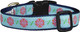 Up Country Dahlia Darling Dog Collar, Large (15 To 21 Inches) 1 Inch Wide Width