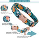 Peach Summer Cotton Dog Collar With Metal Buckle Collar For Small Medium Large Girls Or Boys Dogs Cute Durable Comfortable Pet Collars