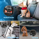 Urpower 3-In-1 Dog Seat Belt, 2 Pack Elastic Bungee Dog Car Harness With Seatbelt Buckle & Latch Hook, Reflective Adjustable Dog Safety Belts, Heavy Duty & Durable & 360° Swivel Pet Car Seatbelt
