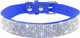 Haoyueer Rhinestone Dog Collar, Cute Dazzling Sparkling Soft Suede Leather Dog Cat Rhinestone Collar Crystal Diamond Pet Dog Puppy Collar (Xxs, Dark Blue) Haoyueer Rhinestone Dog Collar, Cute Dazzling Sparkling Soft Suede Leather Dog Cat Rhinestone Collar Crystal Diamond Pet Dog Puppy Collar (Xxs, Dark Blue)