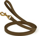Viper K9 Biothane Working Dog Leash Waterproof Lead For Tracking Training Schutzhund Dog Sport & Search - Odor-Proof Long Line With Solid Brass Snap For Puppy Medium And Large 3/4 X 33Ft Coyote Brown
