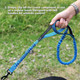 Wagtime Club Hands Bungee Dog Leash - Smart 3-In-1 Design For Running, Hiking, Or Walking With Durable Dual Handles, Smartphone Pouch, Reflective Stitching, 4Ft Length For Medium To Xlarge Dogs -