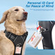 Dog Harness, No Pull Dog Harness With Id Card Reflective Adjustable, Fit Smart Dog Harness For Medium Dogs, Dog Vest Harness With Easy Control Handle