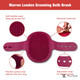 Warren London Grooming Bath Brush For Dogs And Cats - Red