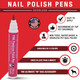 Warren London Pawdicure Dog Nail Polish Pens Made In Usa Quick Dry, Low Odor, Non-Toxic Dog Accessories Dries In Under 1 Minute 13 Colors Individual Pens (Variety)