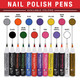 Warren London Pawdicure Dog Nail Polish Pens Made In Usa Quick Dry, Low Odor, Non-Toxic Dog Accessories Dries In Under 1 Minute 13 Colors Individual Pens (Variety)