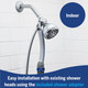 Waterpik Pet Wand Pro Dog Shower Attachment For Fast And Easy Dog Bathing And Cleaning, Indoor And Outdoor Sprayer Includes 8-Foot Flex Hose, Blue/Grey, Ppr-252E