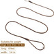 Genuine Leather Dog Leash, 6Ft Super Thin And Lightweight Dog Leash, Soft And Slim Pet Leashes For Puppies And Cats Less Than 15Lb