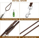 Genuine Leather Dog Leash, 6Ft Super Thin And Lightweight Dog Leash, Soft And Slim Pet Leashes For Puppies And Cats Less Than 15Lb