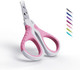 Wepet Pet Nail Clippers(U07.1), Professional Claw Trimmer, Bended Scissor Special For Cats, Kittens, Dogs, Puppies, Small Animals, White/Thulian Pink