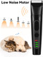 5-In-1 Dog Clippers For Grooming, Low Noise, Easy To Use, Usb Rechargeable, Waterproof, Suitable For Small Dogs And Cats
