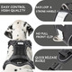 Dog Harness For Large Medium Small X-Large Sized Dog, No Pull Tatical Dog Harness Large Dogs Medium Dog With Front Clip, Reflective Adjustable Dog Walking Harness With Handle, Black, L