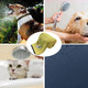 Microfiber Dog Towel- Super Absorbent Fast Drying Towel For Dogs Cats Yellow & Grey (L 27.56 55.12In)