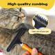 1 Pack Carpet Rake Portable, Pet Hair Remover, Portable Dog Cat Hair Remover Lint For Hairball, Single Row Pins Shedding And Undercoat Rake Comb For Dogs And Cats Safe Grooming & Deshedding Brush