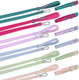 Waterproof Colorful Dog Collar Leash Set：Lightweight Adjustable Quick Release Buckle Dog Collar & Safety Auto-Lock Carabiner Leash For Dogs Cute Fashionable Dog Suit（Viridian Green L）