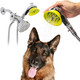 Deluxe Indoor Outdoor Dog Wash Kit For Shower And Garden Hose W/Water Pressure Control, Splash Shield & Rubber Scrubbing Attachment. Fast & Easy Dog Bath. Cleaning For Short & Long Hair Pet