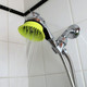 Wd Handheld Shower Brush With On/Off Switch And Water Pressure Control Shield Water While Brushing And Washing Simultaneously Dog Washing Shower Attachment