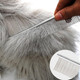 4 Pcs Pets Grooming Solid Wood Comb Kit, Stainless Steel Comb With Rounded Teeth, Tear Stain Remover Comb For Small Dogs Puppies, Gently Removing Eye Mucus And Crust (Blue)